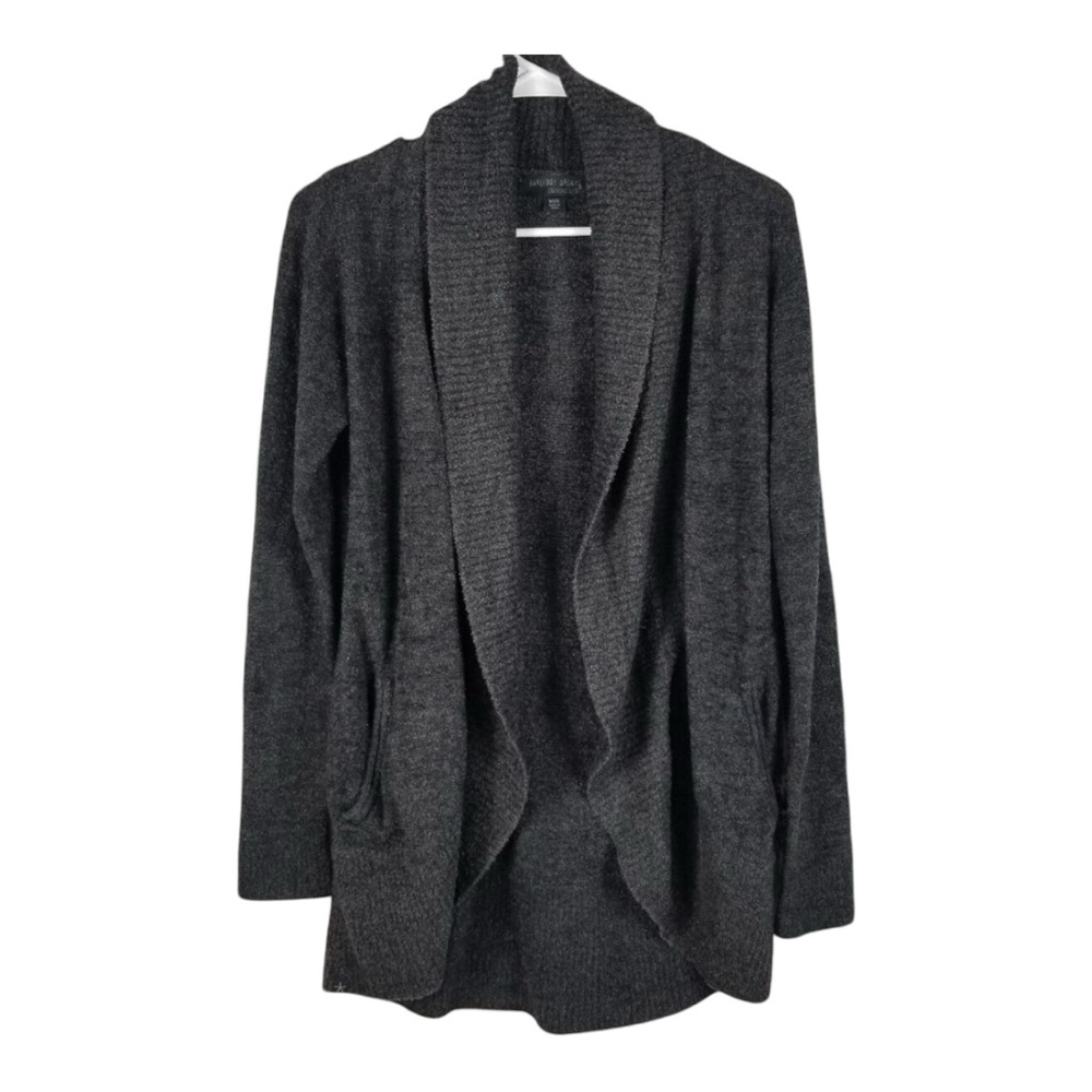 - Barefoot dreams Cozychic Ute , cardigan, soft CARDIGAN CHARCOAL  SZ M‎